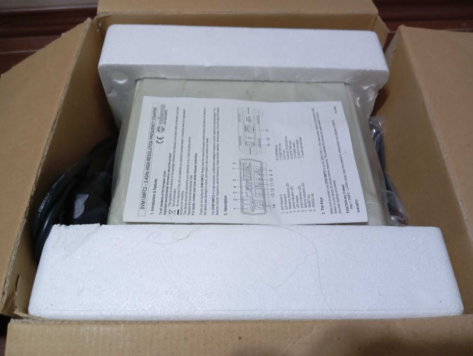 Velleman - dvm13mfc2 - frequency counter 8 digit 0.01hz-2.4ghz