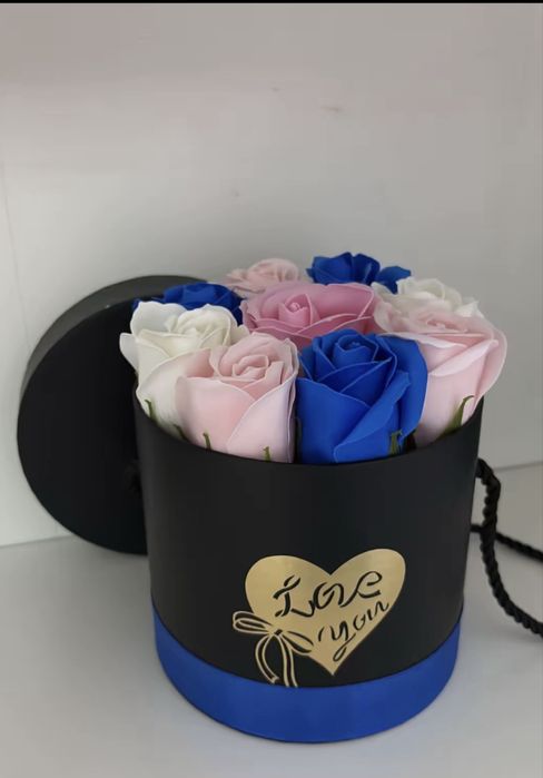 Cosulete cu flori din sapun