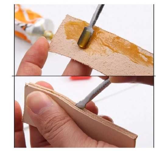 кожарско длето за моделиране на кожа, апликатор за лепило