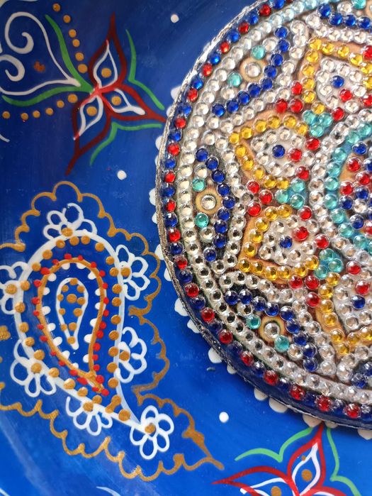 Подарочная тарелка ручная роспись