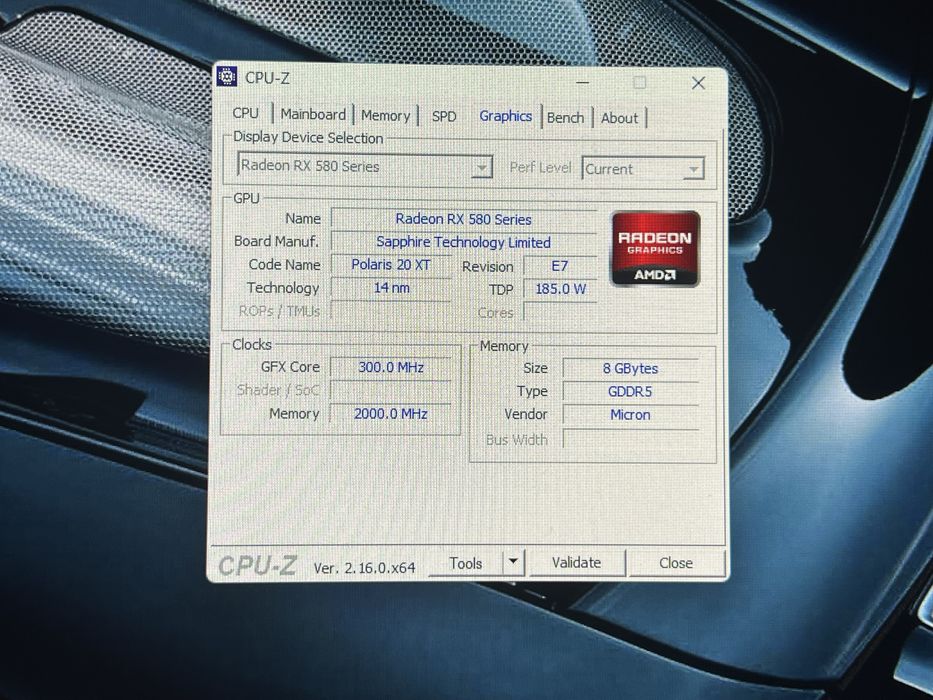 Amd rx580 8gb sapphire