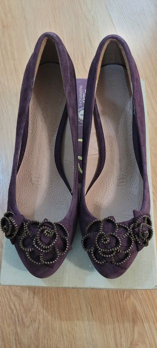 Продам фирменные туфли из натуральной кожи Clark's, р 38