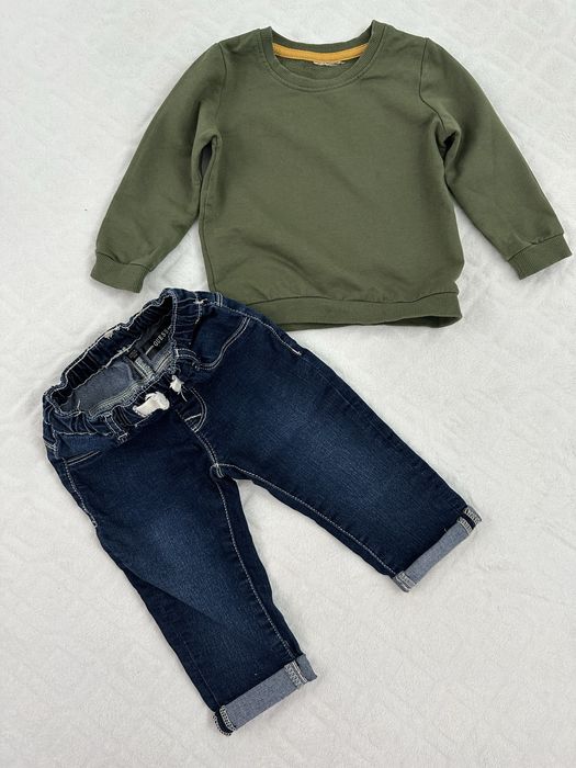 Set casual Jeansi Guess si bluza