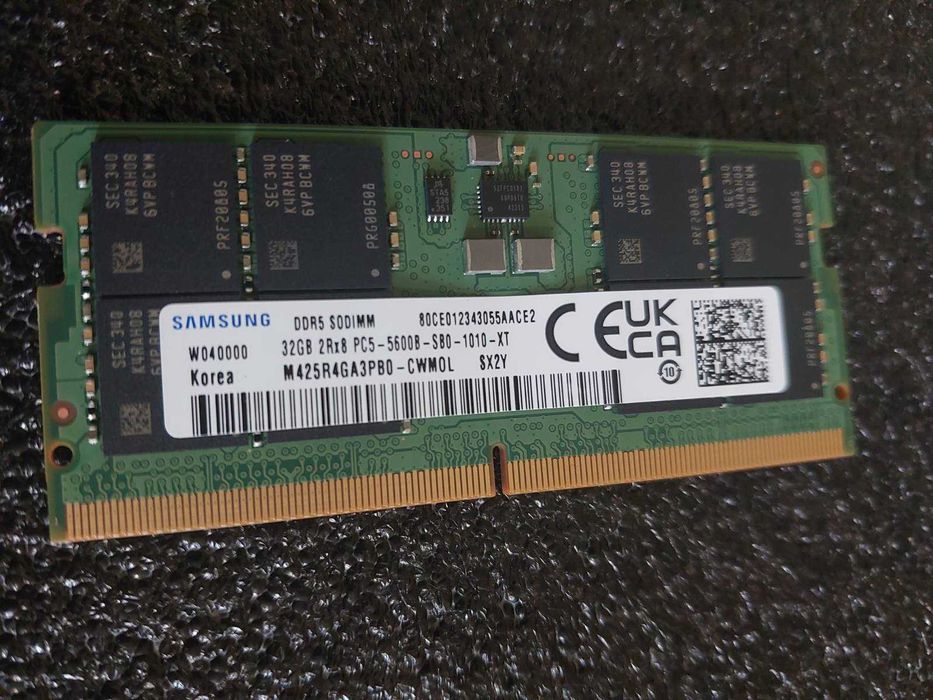 32GB DDR5 4800MT/s, 5600MT/s CL46 - RAM памет (SO-DIMM, за лаптоп)
