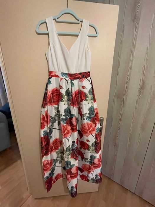 Флорална официална рокля