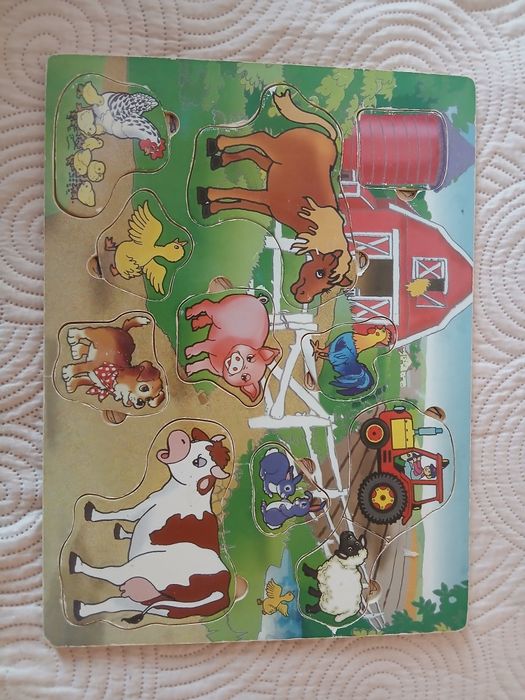 Детски дървени пъзели