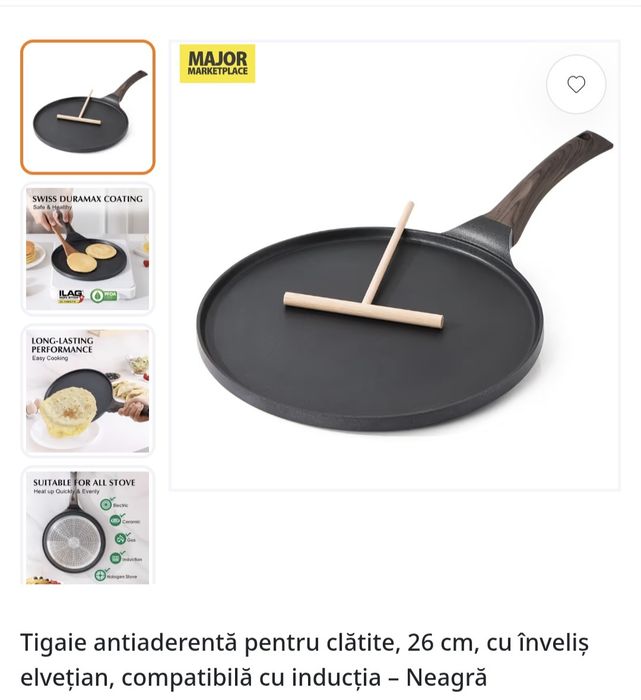 Tava antiaderenta pentru clatite