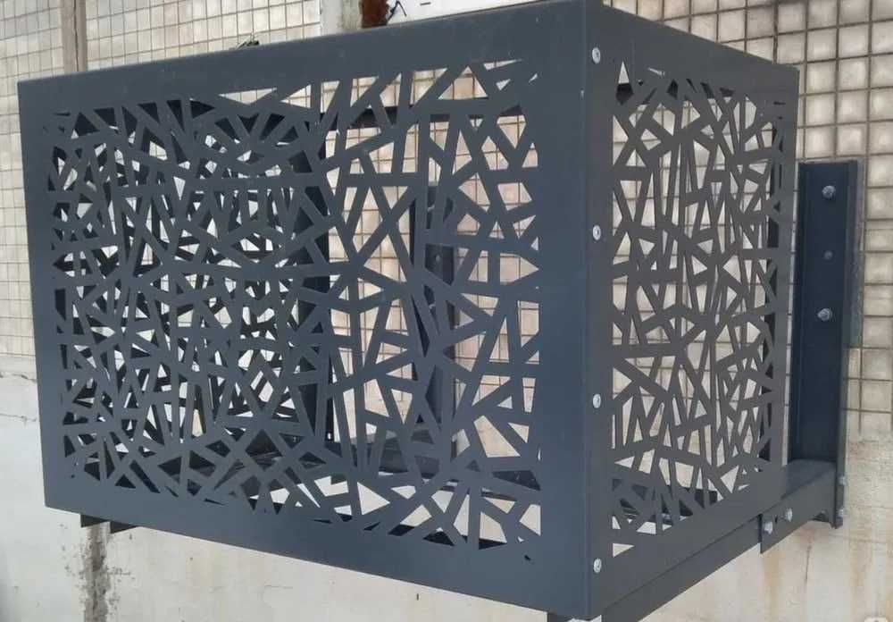 Декоративные панели для кондиционеров на фасадах зданий