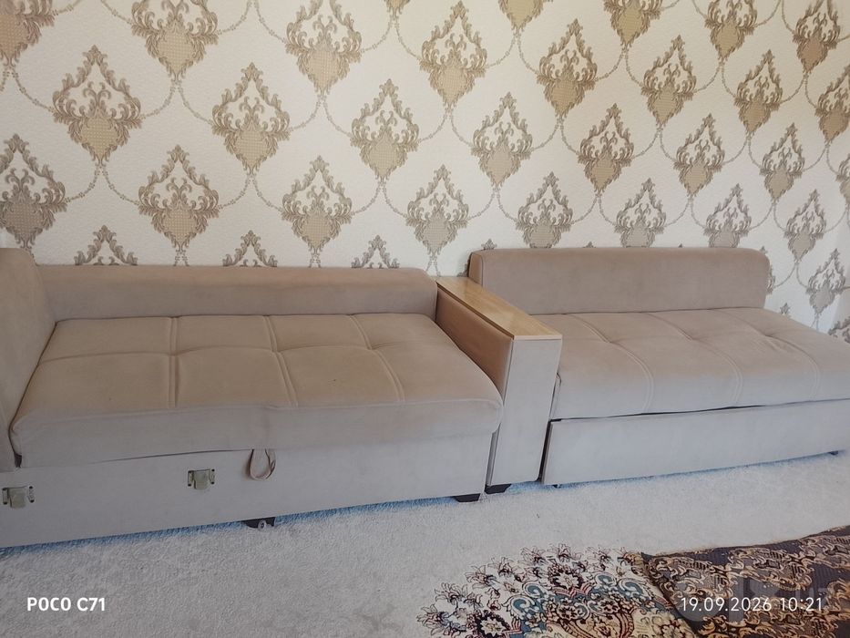 Угловой диван с удобствами