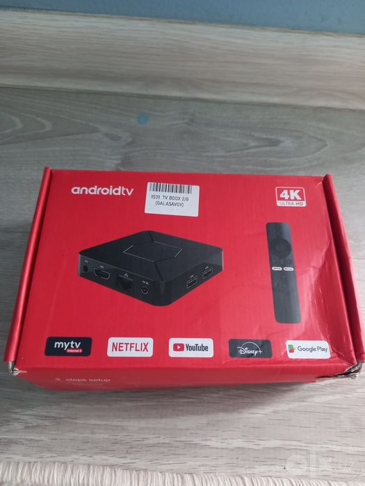 Smart Androidtv box 4K ULTRA HD