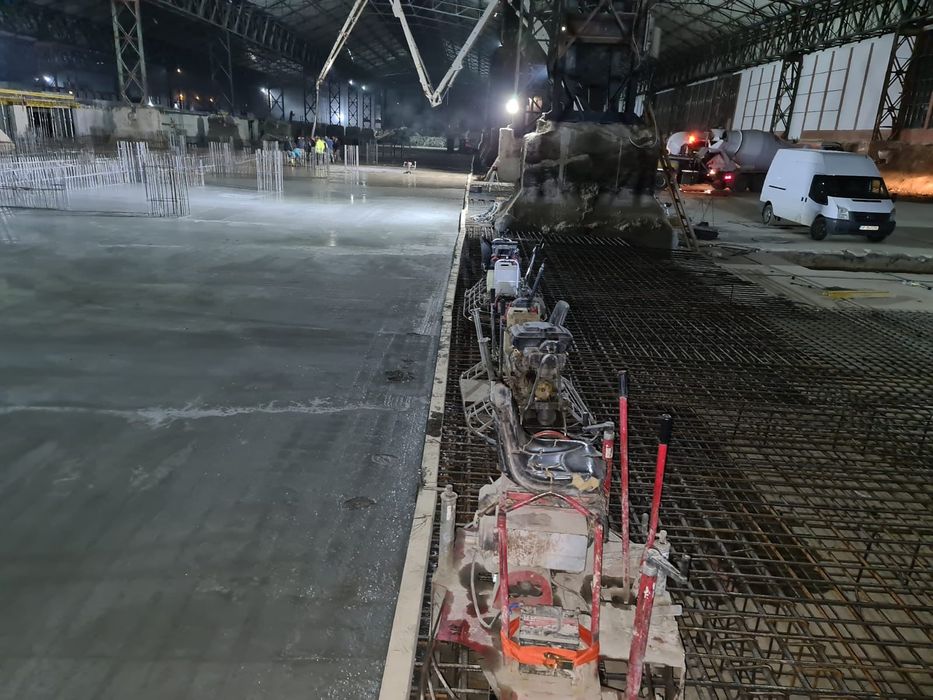 Turnare Beton Finisat cu Elicopter si cuart - Pardoseli Elicopterizate