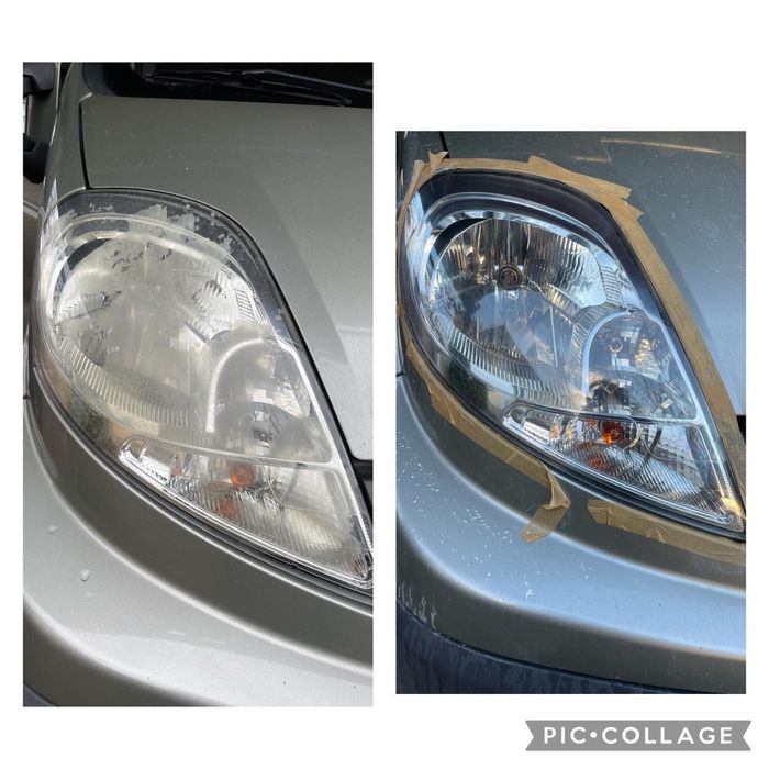 Пастиране и полиране на коли и фарове интериорен детайлинг