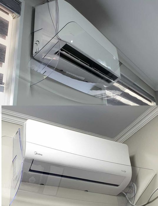 Экран (дефлектор, отражатель потока воздуха) для кондиционера.