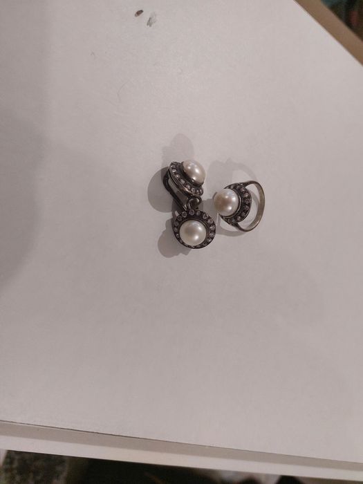 Наборы черненого серебра