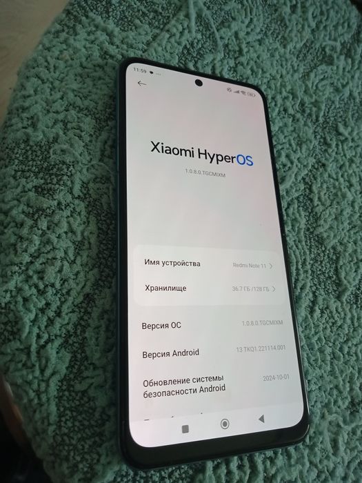 Продам смартфон redmi note 11 128гб