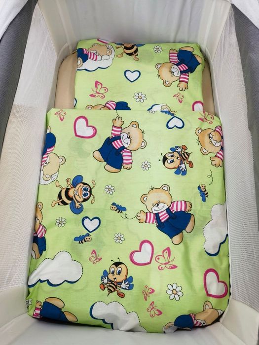 Комплект за количка 4 части летен с подложка непромокаема