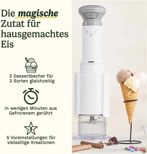 Машина за Сладолед Cuisinart - FreezeWand ICEFD10E, 250W, 0.72 л, 2 Години Гаранция, Нова