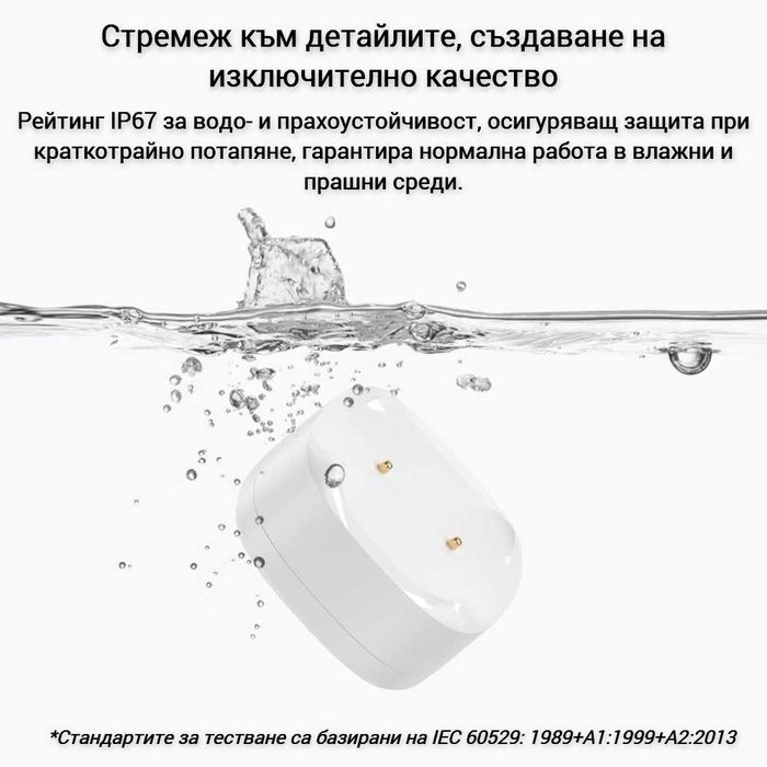 SONOFF SNZB-05P & WLDC200 Комплект Сензор + Кабел за отркиване на теч