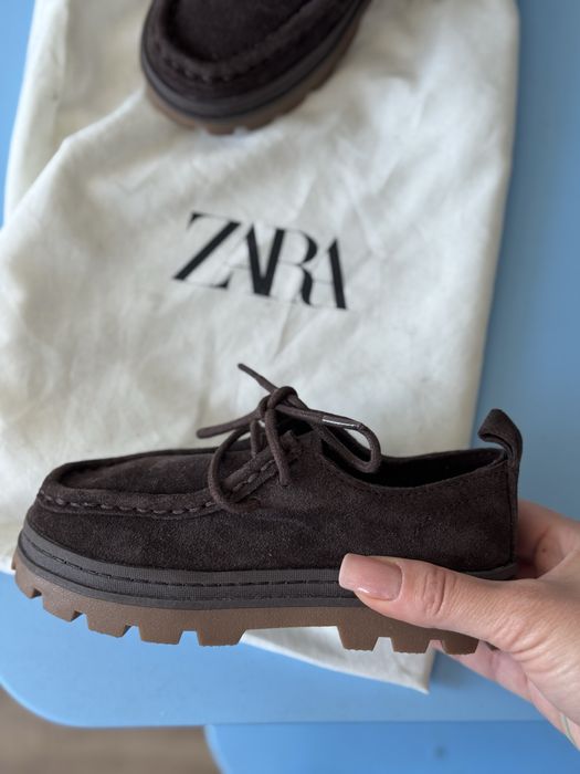 Кожени детски обувки ZARA 25 размер