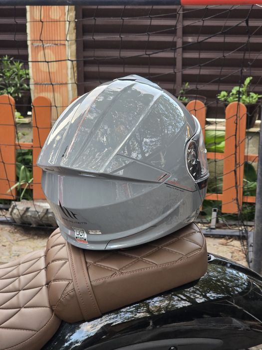 Casca modulabila MT Genesis SV A12 gri lucios Pinlock ready
