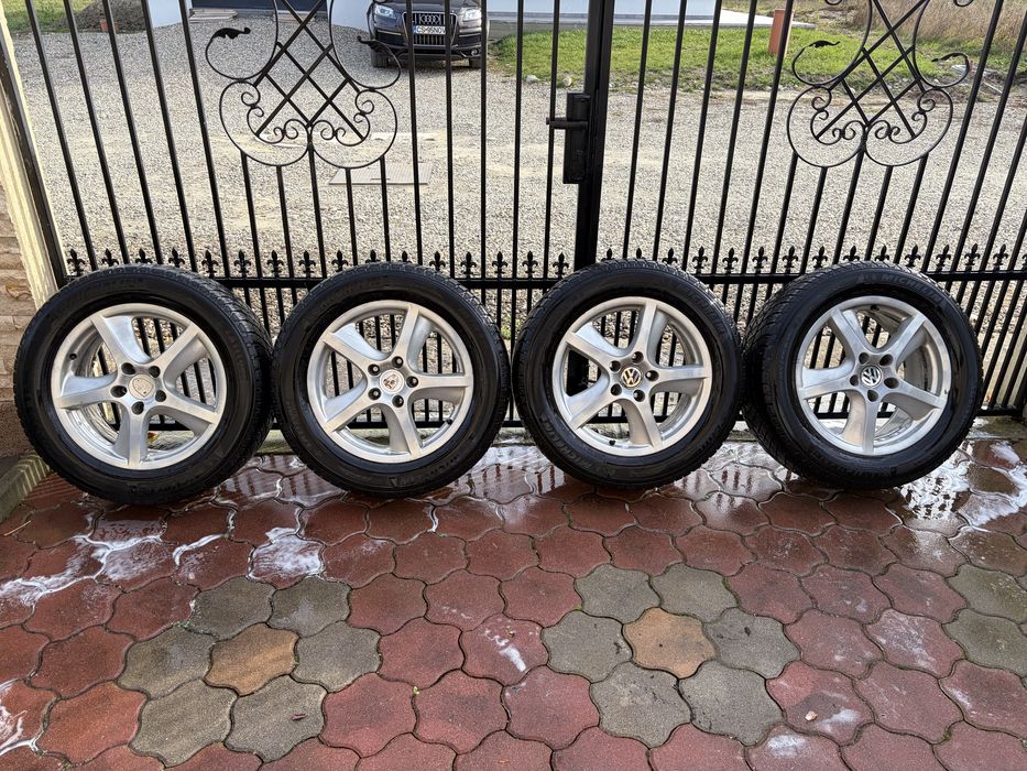 Jante/Cauciuri iarna Michelin Touareg Audi Porsche 5x130 R18 255/55/18