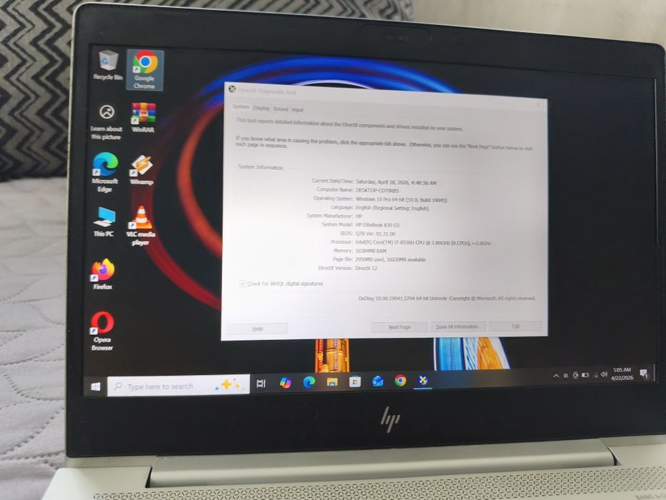 HP elitebook i7 Ram 16Gb ddr4 video 4Gb ssd GTA ROBLOX OFFICE
