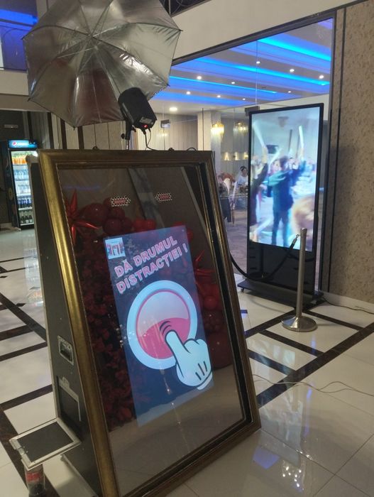 FUM greu dansul mirilor oglinda magica platforma 360 selfiel