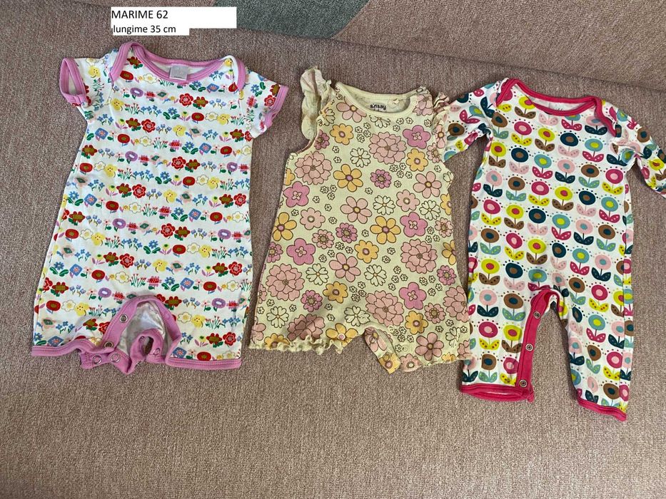Lot salopete bebe pijama copii marime 62-68 sau 74