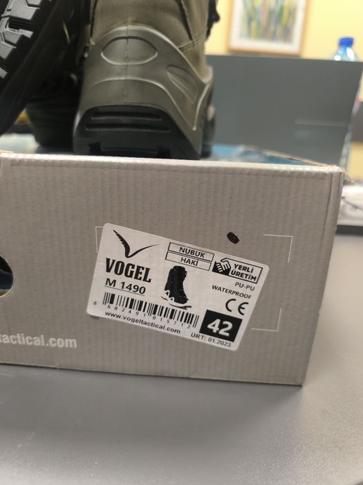 Тактически кубинки Vogel M1490 Khaki 42 номер ПРОМО!