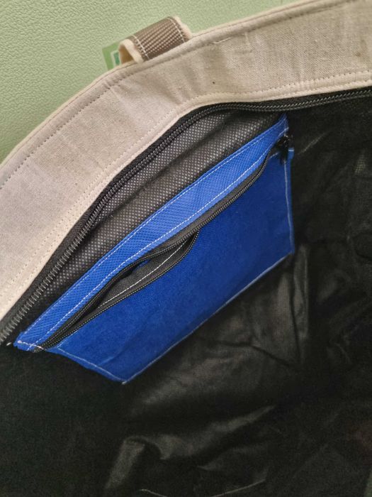 Плажна платнена чанта