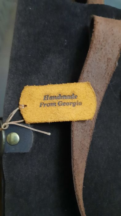 Сумка из натуральной замши