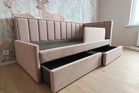 Мягкая кровать для детей и подростков