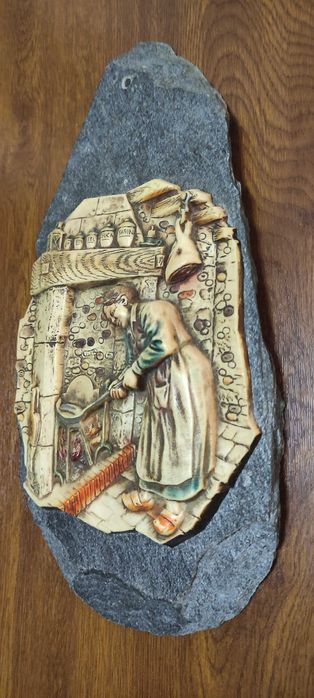 Piatră decorativă , bătrână la cuptor