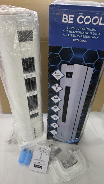 Мобилен климатизатор Be Cool 4 в 1 с охлаждане и отопление, 4.5L, 3000W