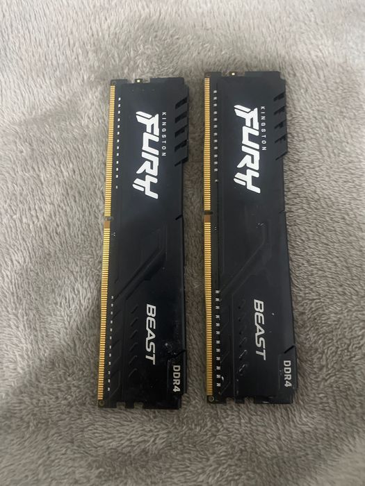 Kit RAM Kingston DDR4 16GB 3200MHz CL16 2X8GB Fury Beast