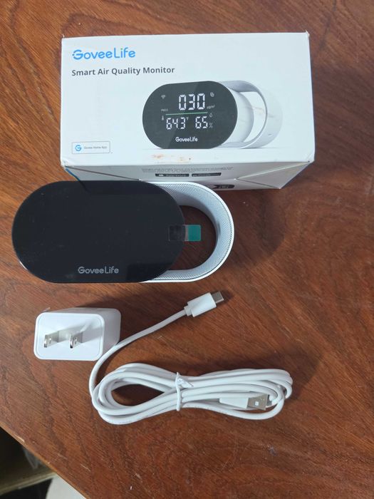 Monitor inteligent al calitatii aerului GoveeLife cu PM2.5, WiFi