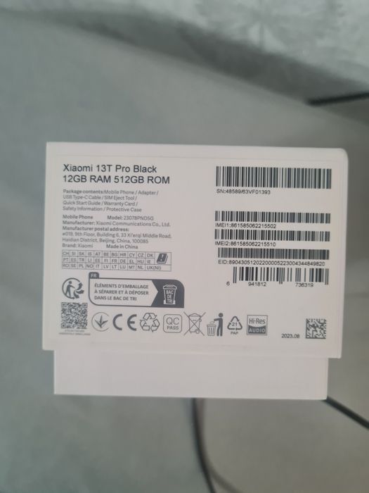 Xiaomi 13T Pro 12/512Гб идеал