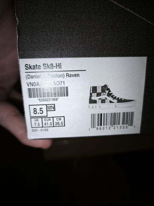 Vans Sk8-hi Daniel Johnston 41 Размер