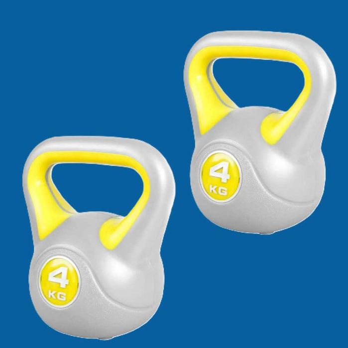 Kettlebell Stylish umplut cu ciment 4+4 Kg