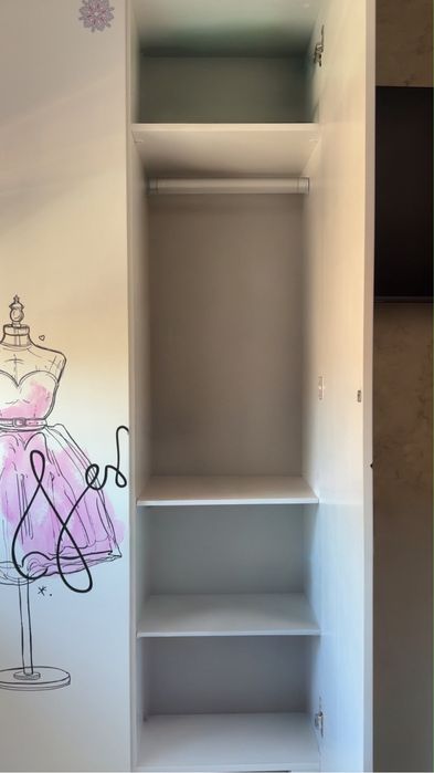 FANCY PINK Dulap copii, 2 uși