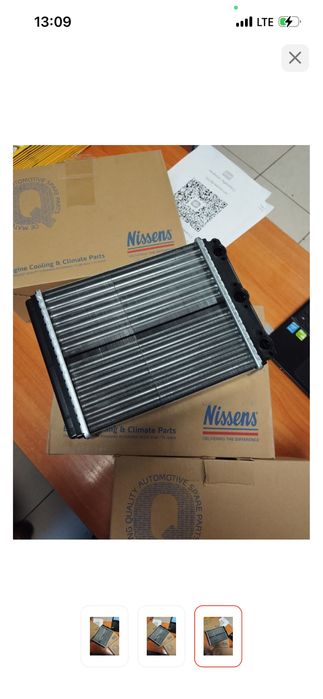 Радиатор печки мерседес