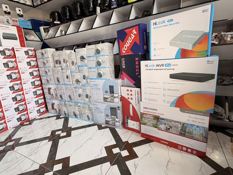 Hilook Hikvision Ezviz kameralari arzon narxda Bekobod shaharda