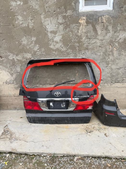 Бампер и багаж на Алфард Alphard