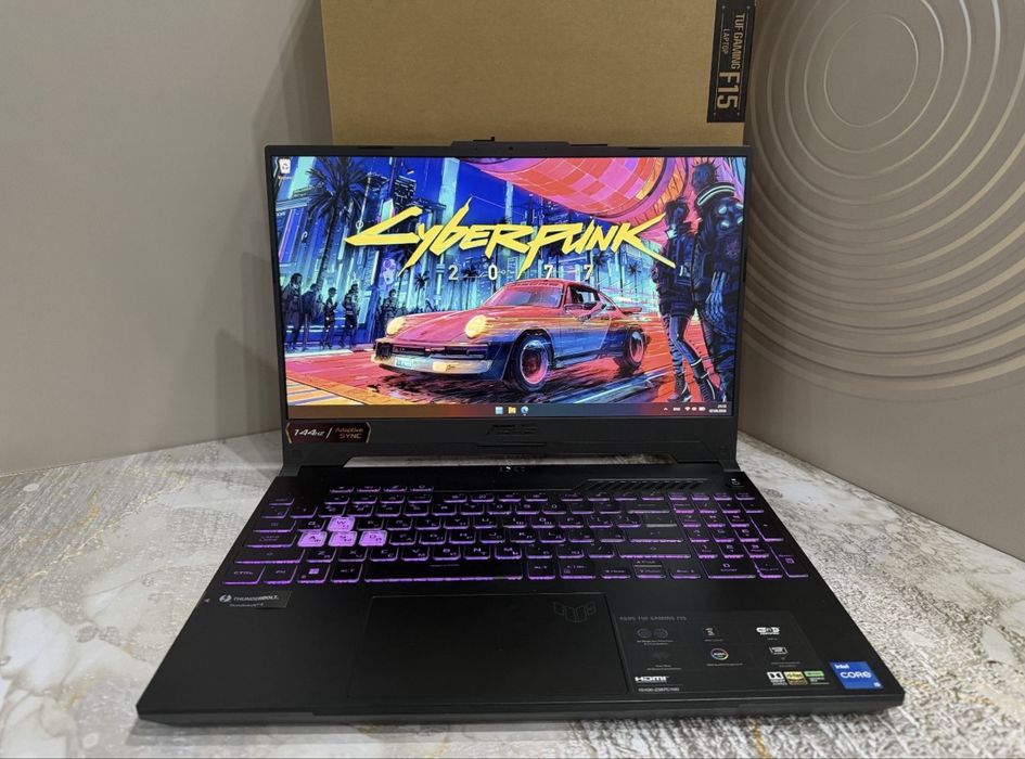 Мощный ASUS TUF GAMING RTX 3050/Core i5-12450H/16GB/SSD512GB/144Hz