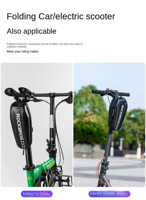 Geanta antisoc ghidon frontală trotineta bicicleta borseta Rockbros