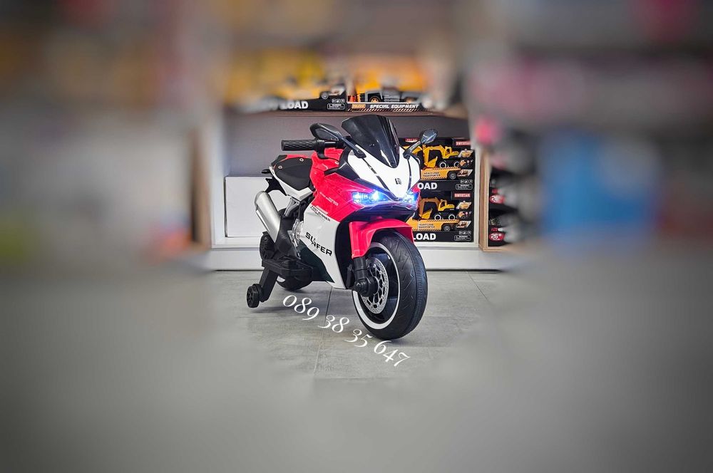 ТОП ЦЕНА!НОВО!Акумулаторен мотор Surfer с 12V батерия,мека седалка,BT