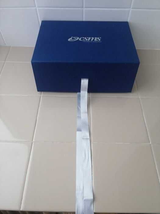 Голяма кутия за подарък (или за украшения) с панделка