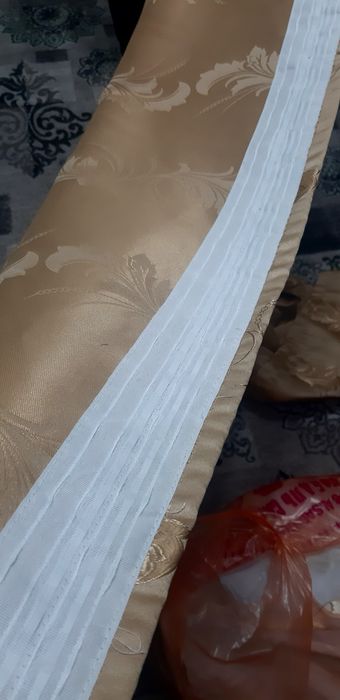 Новые 2 комплекта шторы + тюль