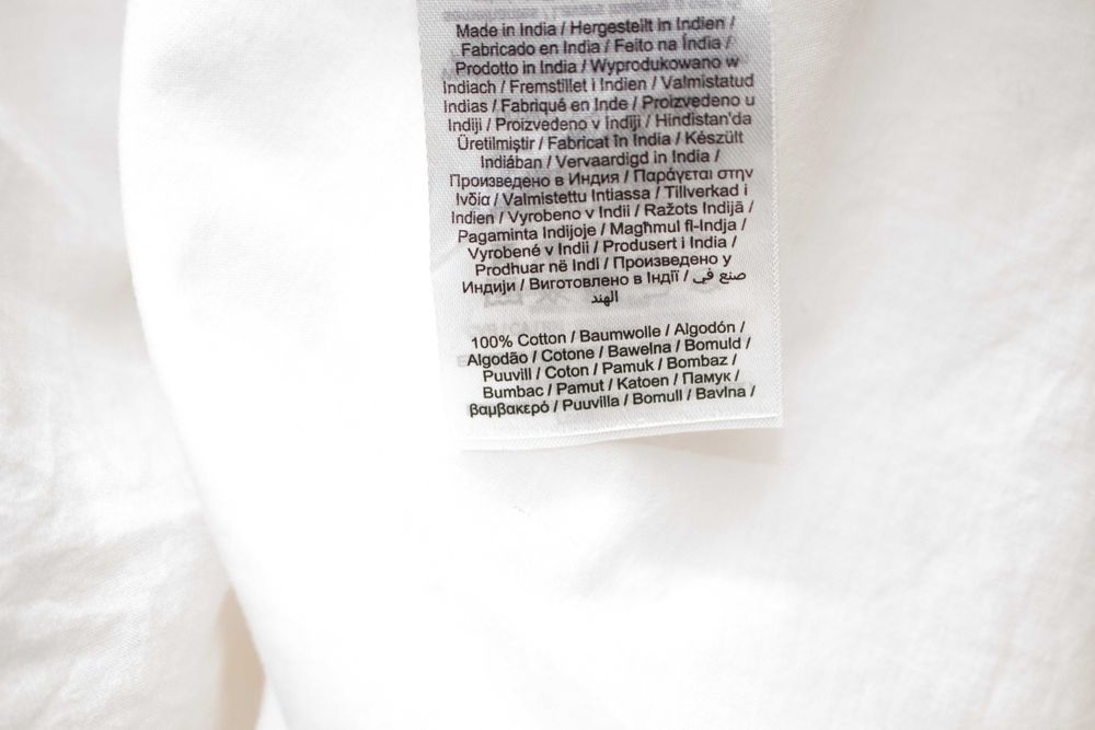 Only дамска риза бяла бродирани лимони овърсайз лека материя 100% памук XS-S-М