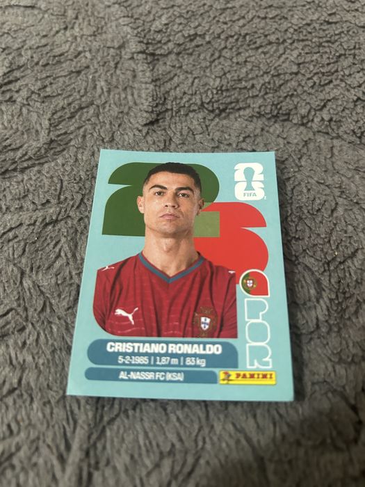 vand stiker panini cristiano ronaldo